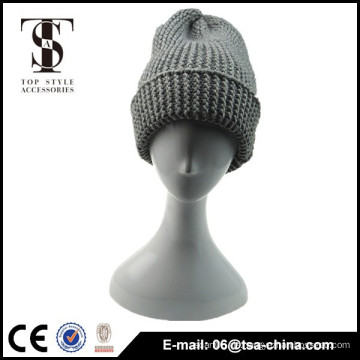 Großhandel Design Winter strickte Wolle Hut für Männer